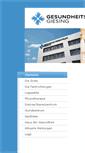 Mobile Screenshot of gesundheitszentrum-giesing.de